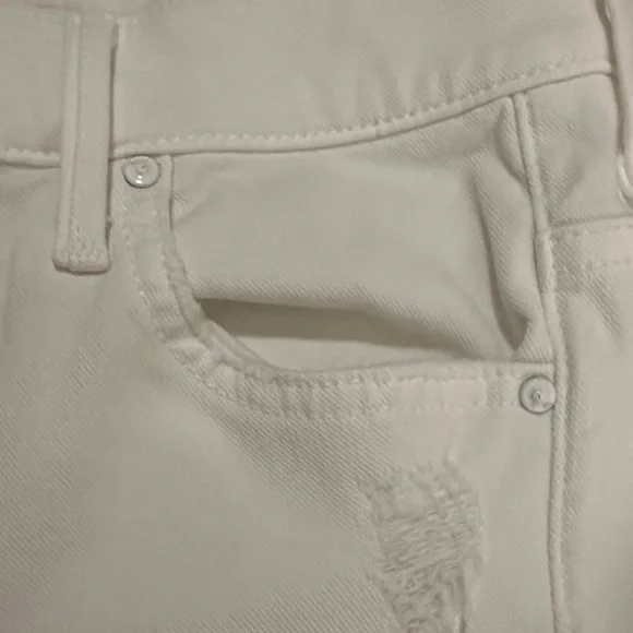 MOTHER Men's Off-White Skinny Jeans - Picture 3 of 7